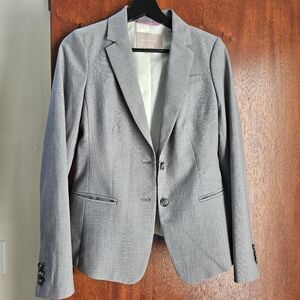 Banana Republic Grey fitted blazer ~Size 2
